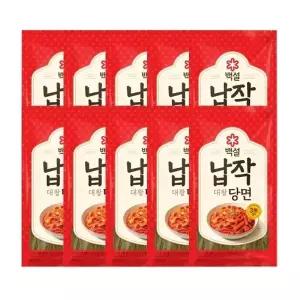 백설 대왕 납작당면 300g x10개