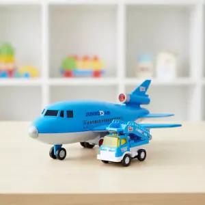 씽크 비행기 장난감 747 스카이점보 공항놀이 항공기 미니카 에어포트 에어플레인 모형