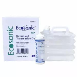 한백 ECG 에코소닉 초음파젤 5L 4박스 투명색 저주파 고주파젤 피부 바디 비멸균 겔
