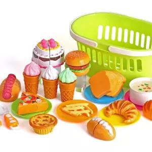 베이커리 디저트 장난감 바구니 요리 카페 엄마놀이 6세 완구 역할놀이 키즈카페 선물