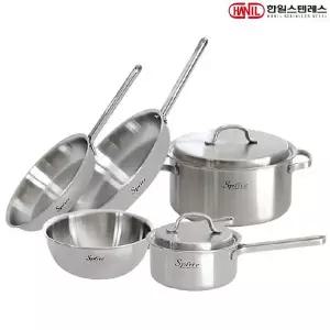 [NS홈쇼핑]한일STS 스플릿 통5중 스텐냄비 후라이팬세트 5종B(편16+양24+후20+28+궁20)..