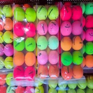 가성비 초보자용 연습용 화이트 컬러 로스트볼 100개