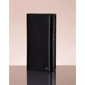 [롯데백화점]닥스 액세서리 LL[선물포장/쇼핑백동봉][FELTON]블랙 가죽 DD로고 모던 클래식 장지갑 DBWA4E8