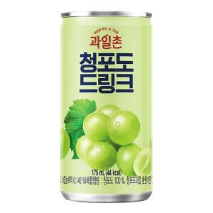 [해태] 해태 과일촌 청포도 드링크 175ml x 30캔