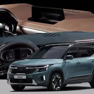 DUB 가죽 대쉬보드 커버 더뉴 셀토스