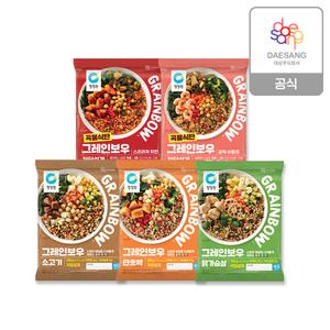 청정원 그레인보우200g 5종 (단호박,소고기,닭가슴살,스리라차치킨,갈릭쉬림프) 20개 골라담기