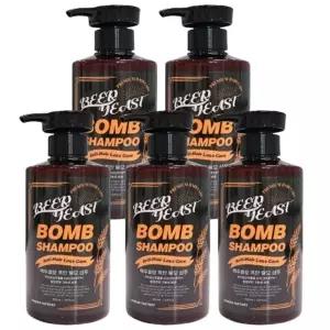 착한팩토리 맥주효모폭탄 샴푸 500ml x 5개