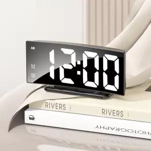 디지털 LED 탁상시계 무소음 대형숫자 전자 알람시계 OWT-SZ836