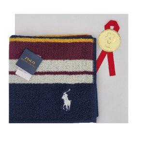 [폴로]랄프로렌 스트라이프 말로고 손수건 stripe-1