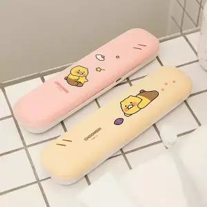 카카오 춘식이 칫솔 살균기 가정용 휴대용 UV-C LED 자외선 소독 옐로우