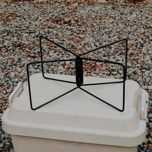 SUNDI 야외 캠핑 스틸 접이식 단열 알루미늄 상자 브래킷 브래킷 스테인레스 상자 보관