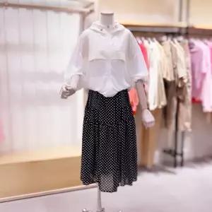 [대구백화점] [시에로]우븐믹스 후드 집업 점퍼(SI3TZF011)