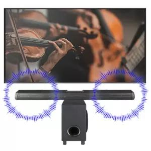 120W 가성비 고출력 2.1채널 블루투스 미니사운드바 TV 거실 PC우퍼 홈시네마 시어터 스피커 오디오앰프