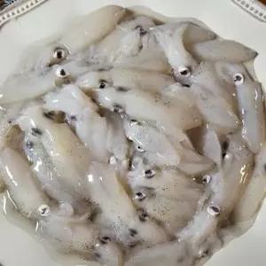 제철 호래기 자연산 활 생물 꼴뚜기 호래기 회 급냉 (생물 호래기 횟감용 500g)