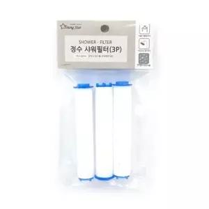 ( )정수 샤워필터 리필 3개 기필터 정수샤워기 기헤드 기교체 샤워기헤드 욕실기 샤워기교체