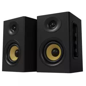 SAUNGYU 북쉘프 블루투스 컴퓨터 스피커 BK4020A 2채널 80W Hifi 오디오 액티브 앰프내장형 PC 모니터용