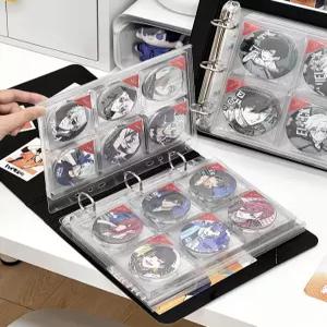 캔뱃지 보관 바인더 속지 내지 수집 앨범 컬렉트 파일 선택형 카드 수납 케이스북