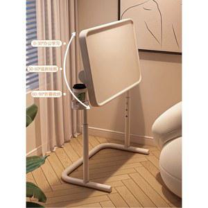 1인용 슬림 테이블 접이식책상 흰색 스탠딩 노트북책상 오브젠탈 이동성 인테리어 좌식