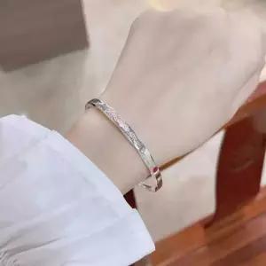 순은팔찌99.9 수제 고급 볼 실버 육자진언 매듭 여성용 체인 뱅글 주얼리 패션 데일리