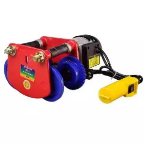 고성능 전동 크레인 리프트 트롤리 호이스트 운반 중장비 220V 순동 브레이크 포함