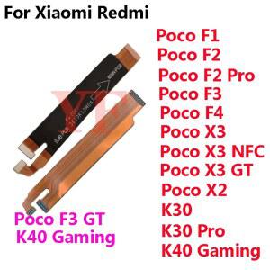 샤오미 레드미 K30 프로 K40 게이밍용 미 포코 F1 F2 F3 F4 X3 NFC GT X2 메인보드 LCD 메인 보드 디스플레이 플렉스 케이블