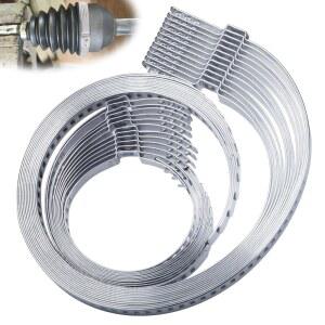 24개 CV 부트 클램프 적합한 고정 키트, 샤프트 조절식 스틸 스테인리스 범용 대형 + 크림프 대부분의 자동차 조인트 자동차에 액세서리 드라이브 밴드 소형 액슬 12개 커넥터