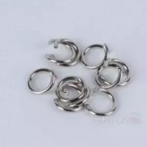 ( )연결고리 오링 실버 10P 펀칭고리 원형링 종이링 토이키링 키링만들기