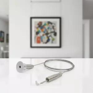 코텍 와이어 액자걸이 천장용 천정 그림걸이 액자 걸기 고리 나사못 행거 몰딩 레일 1M