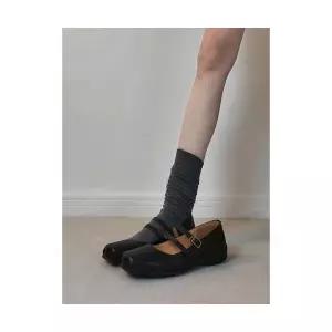 알마센 여성 플랫 슈즈 앤티크 발레화 프렌치 펌프스 메리제인 구두 ADOR5