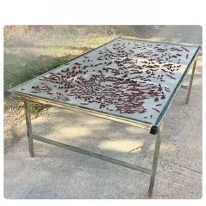 고추 건조대 찻잎 야채 대량 다이 건조 망 해조류 생선 철제 건어물 농산물 건조기 은색