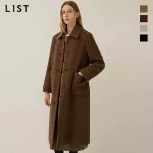 [매장 정품]  리스트 울 부클 핸드메이드 맥코트