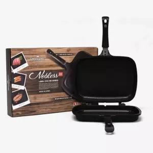 국산 퀸센스 노블레스 양면후라이팬 인덕션 생선구이팬