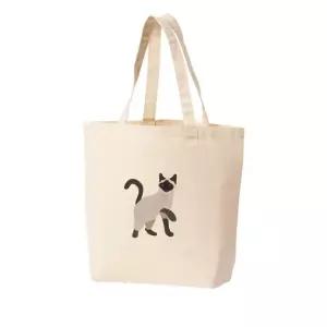 에코백 토트백 고양이 CAT 샴 샤미즈 애완묘 반려묘 야옹이 그림 다양한 사이즈