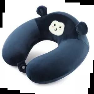 목쿠션 캐릭터 똑딱이 메모리폼 목베개 분리형 커버