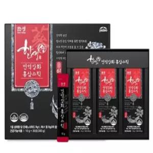 [한생] T 면역강화 홍삼스틱 10g 30포 1박스 쇼핑백포함