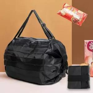 여행용 백팩 접이식 보조 가방 블랙