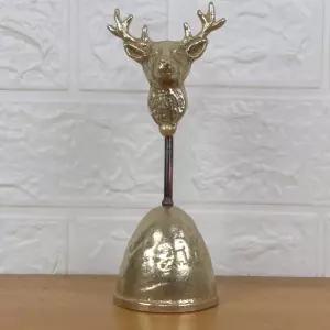 수공예 황동 사슴 벽화풍경 흔들이종 호출 타임벨집들이선물 장식 문딸랑이 현관 출입 사무실 유치원 어린