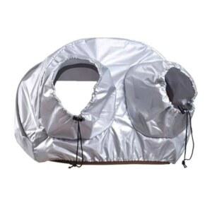 족욕조 우드통 훈증 커버 전용 스팀 사우나 보온 밀폐