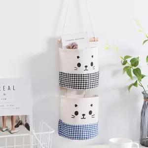 자취방꾸미기 벽걸이 수납포켓 벽걸이수납포켓 벽걸이수납함