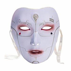 여성 얼굴 가면 하관마스크 AI마스크 하관가면 마스크