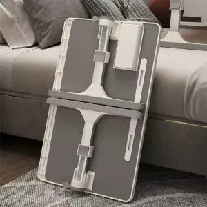 높이조절 좌식 테이블 회색 소형 베드테이블 각도 리프트 접이식 접는책상