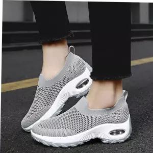 슬립온 데일리슈즈 여성 통기성좋은 펀칭운동화 펀칭니트 운동화