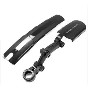 프리미엄 자전거 머드가드 접이식 액세서리 진흙 제거 오염방지 후방 포크 설치 브라켓