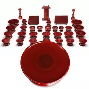 가온공방 남원 제기세트 38P 물푸레 목기 제사용 제사그릇 제례용