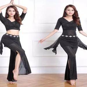 스포츠 댄스복 라인댄스복 여성 라틴 줌바웨어 재즈 하의 의상 바지