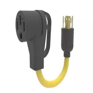 ZOVAYA 트위스트 잠금 발전기 30A에서 50A STW 리셉터클 L1430P에서 Prong NEMA 4 어댑터 여성 플러그