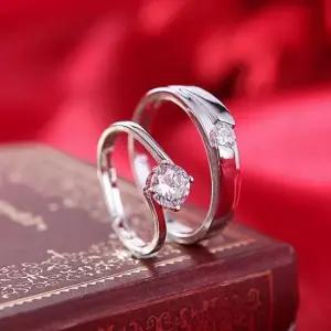 커플 은반지 실버 주얼리 커플링 커플 팔찌 커플 액세서리 실버 주얼리 커플