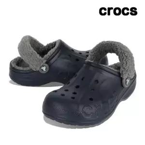 [크록스]바야 라인드 퍼즈 206633-4HE 방한화 남녀공용 샌들 슬리퍼 717203