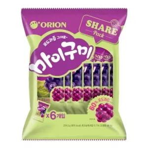 오리온 포도과즙 그대로 마이구미 259.2gx6개 반박스