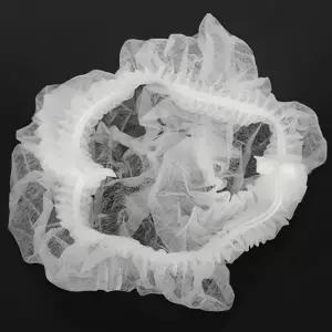 일회용 부직포 헤어캡 100매입 24인치 헤어 망 샤워 캡 용품 위생용품 미용 소품